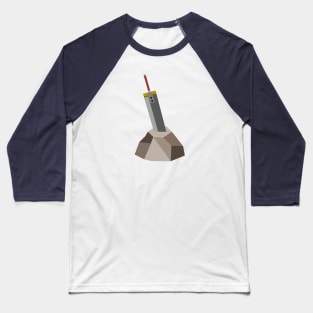 Buster Sword In The Stone Baseball T-Shirt